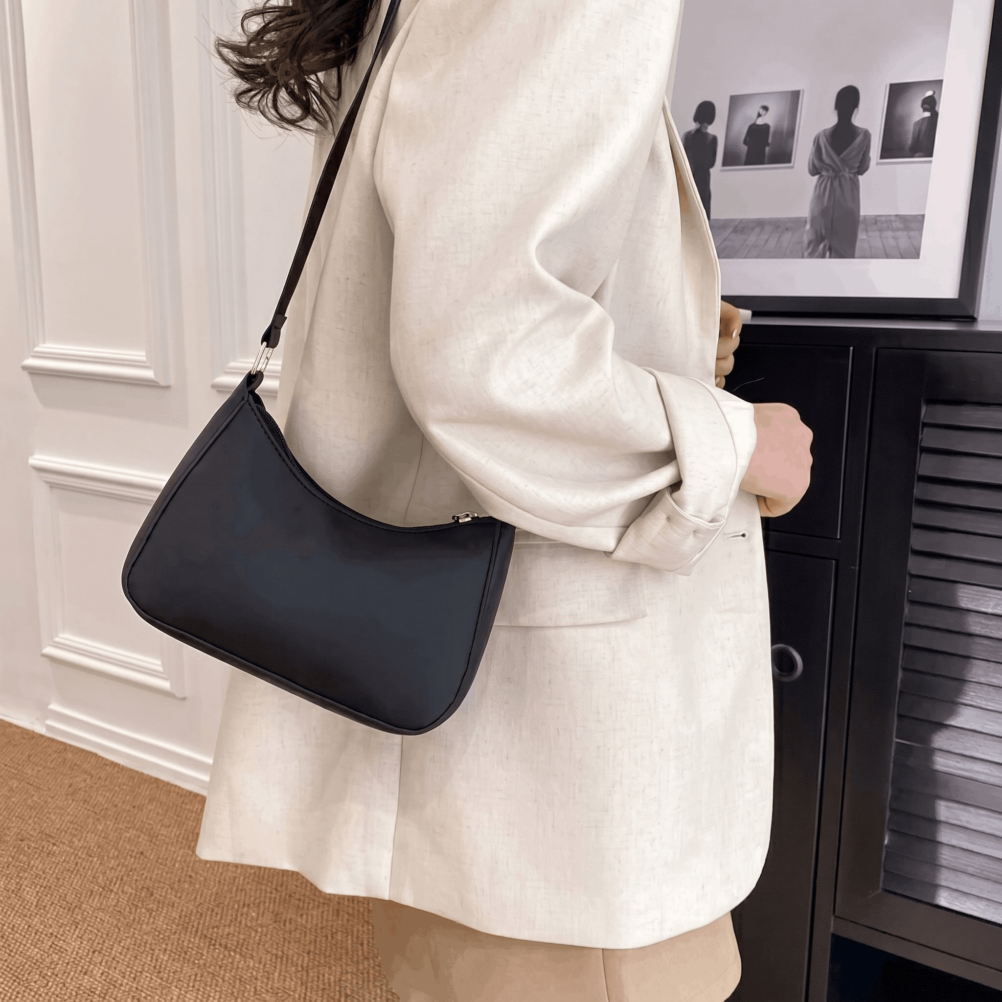 Hibo – Bolsa de Hombro de Diseño Retro
