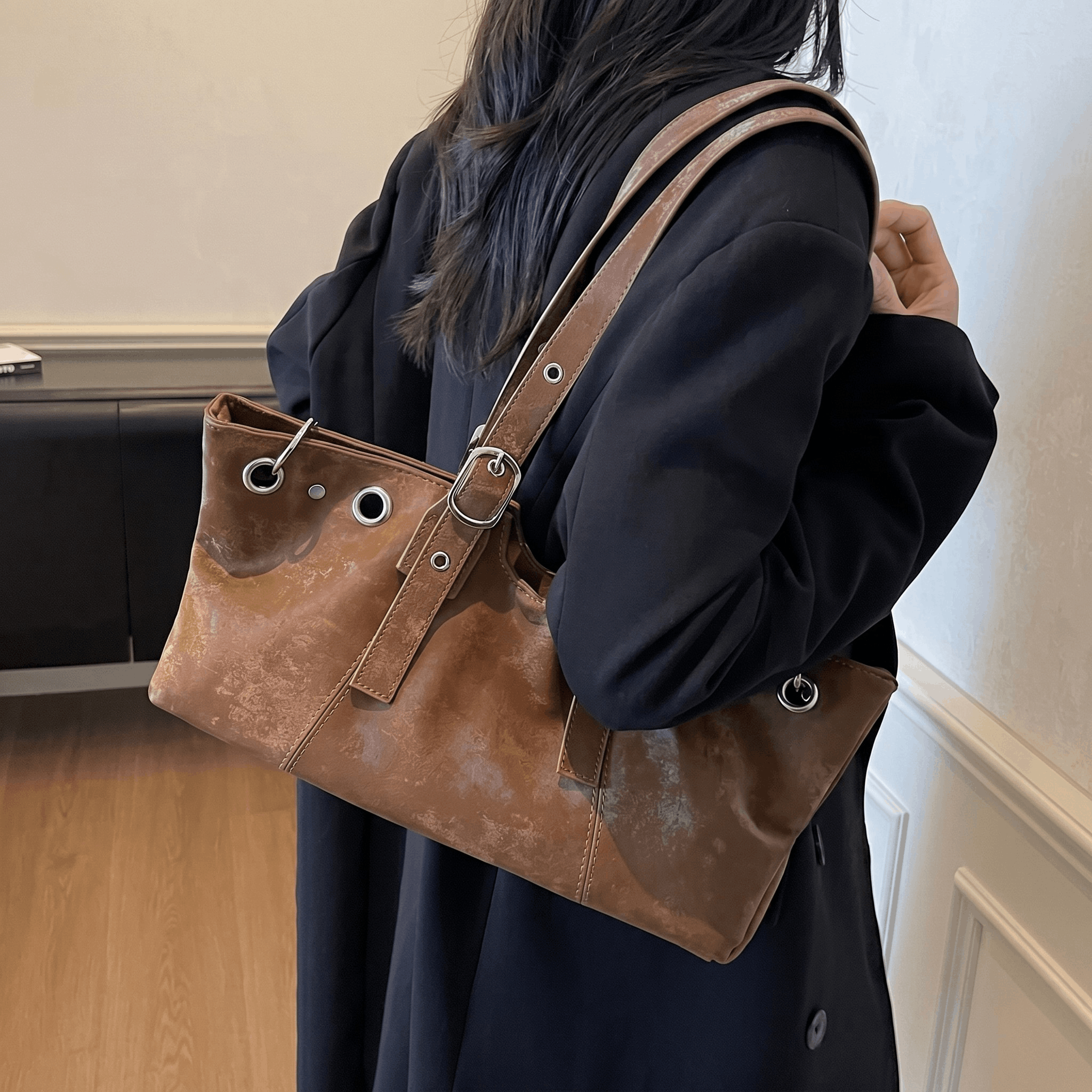 Sweto - Bolso Tote de Estilo Étnico Mate