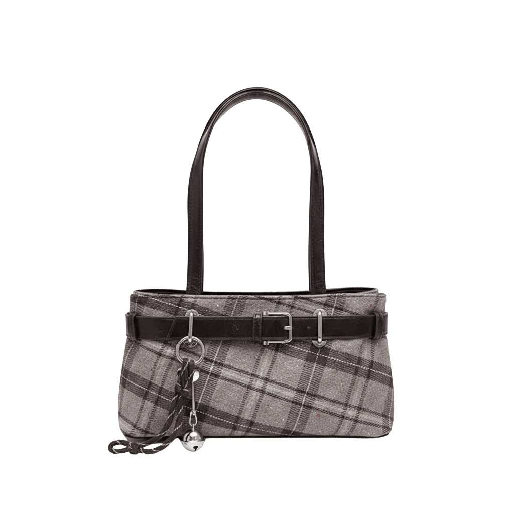 Tevis - Bolso de Hombro Retro a Cuadros