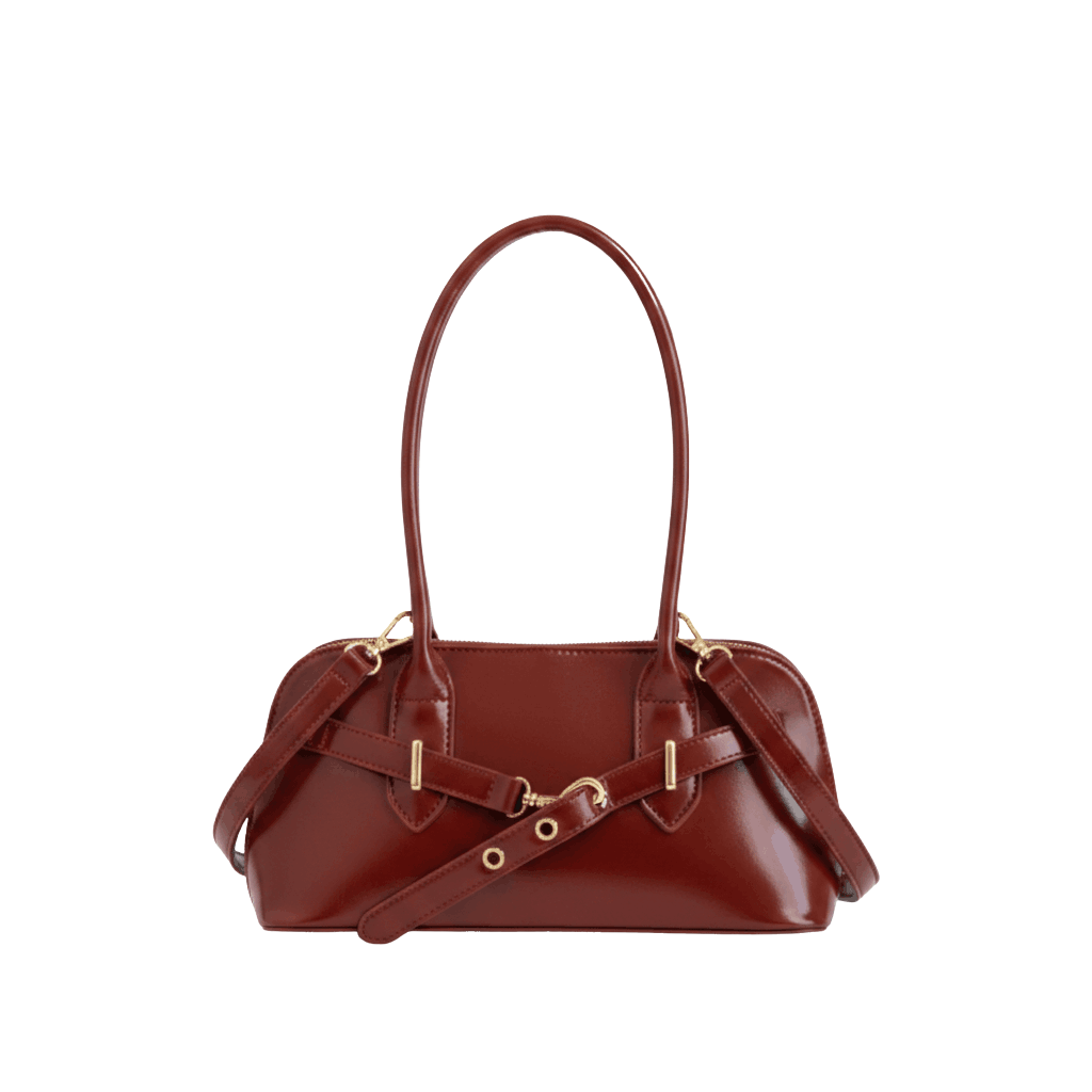 Grelhi - Bolso de Mano Estilo Bowling Retro