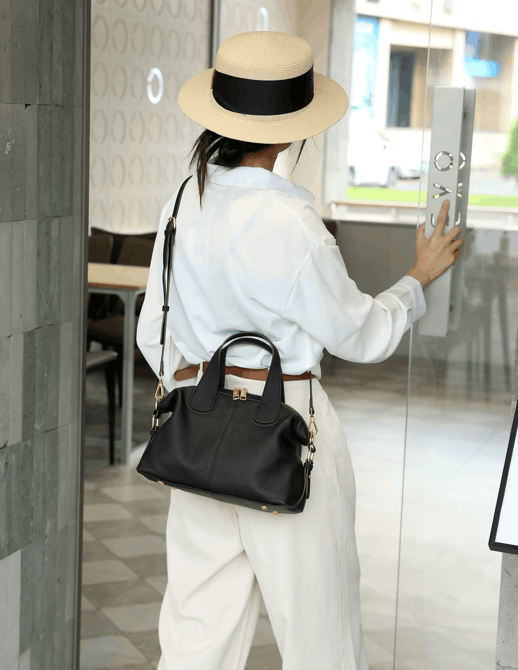 Brevh - Bolso de Hombro/Mano Minimalista de Lujo