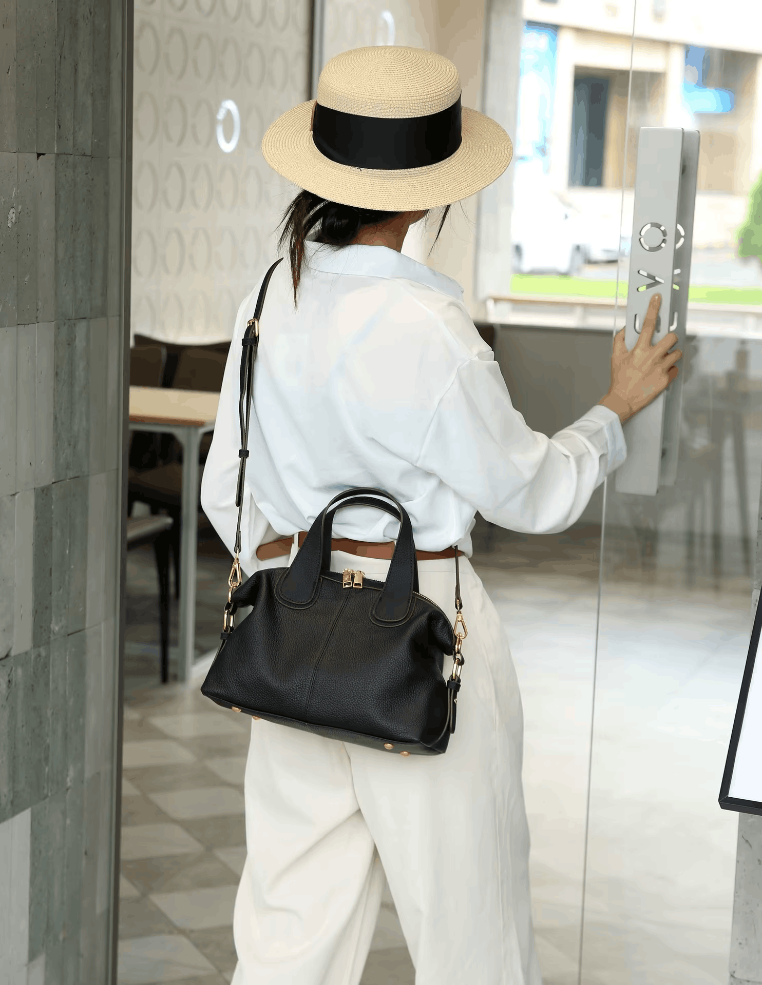 Brevh - Bolso de Hombro/Mano Minimalista de Lujo