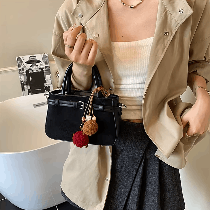Foxen - Bolso de Hombro/Mano de Estilo Cuadrado