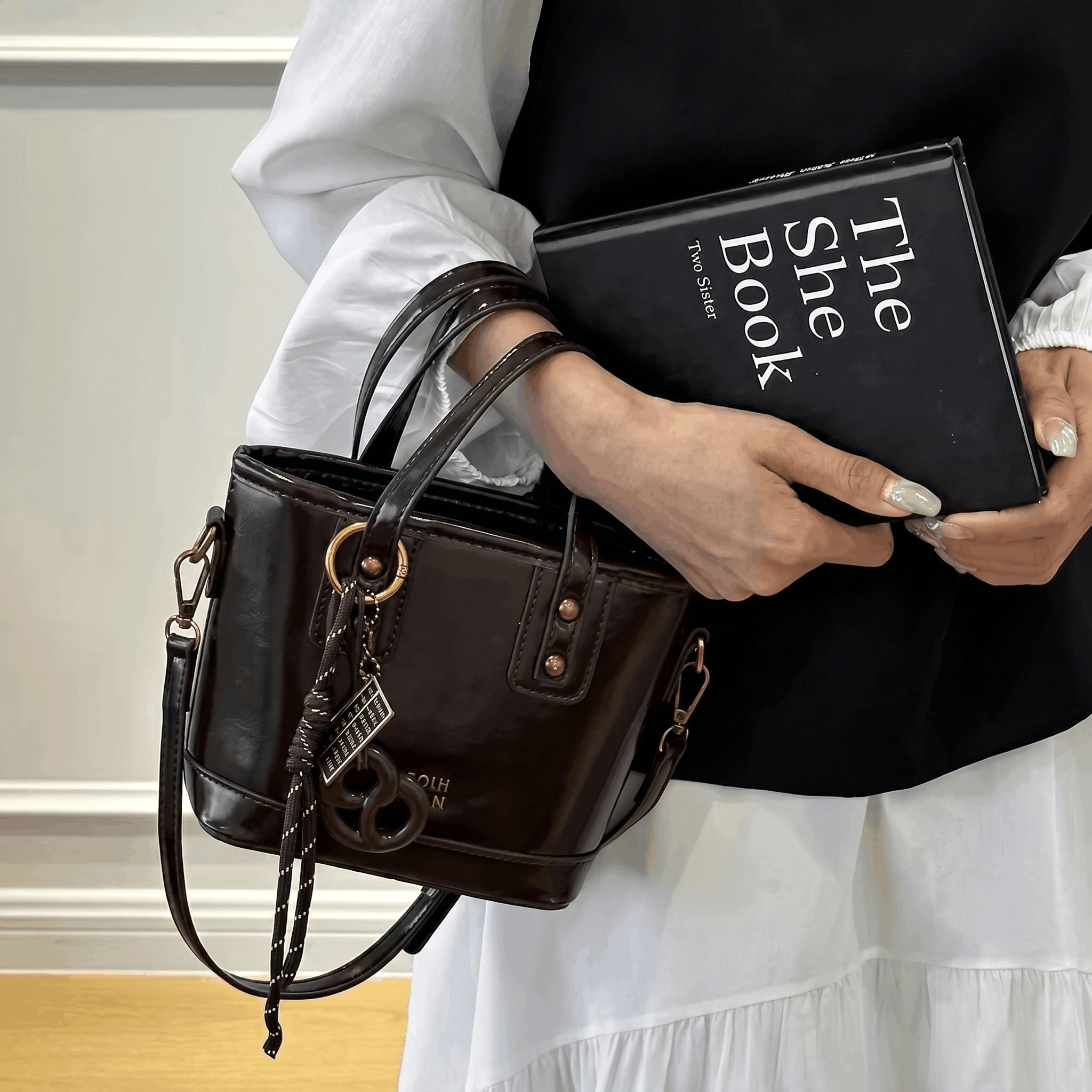 Melin - Bolso de Mano/Hombro Retro de Otoño