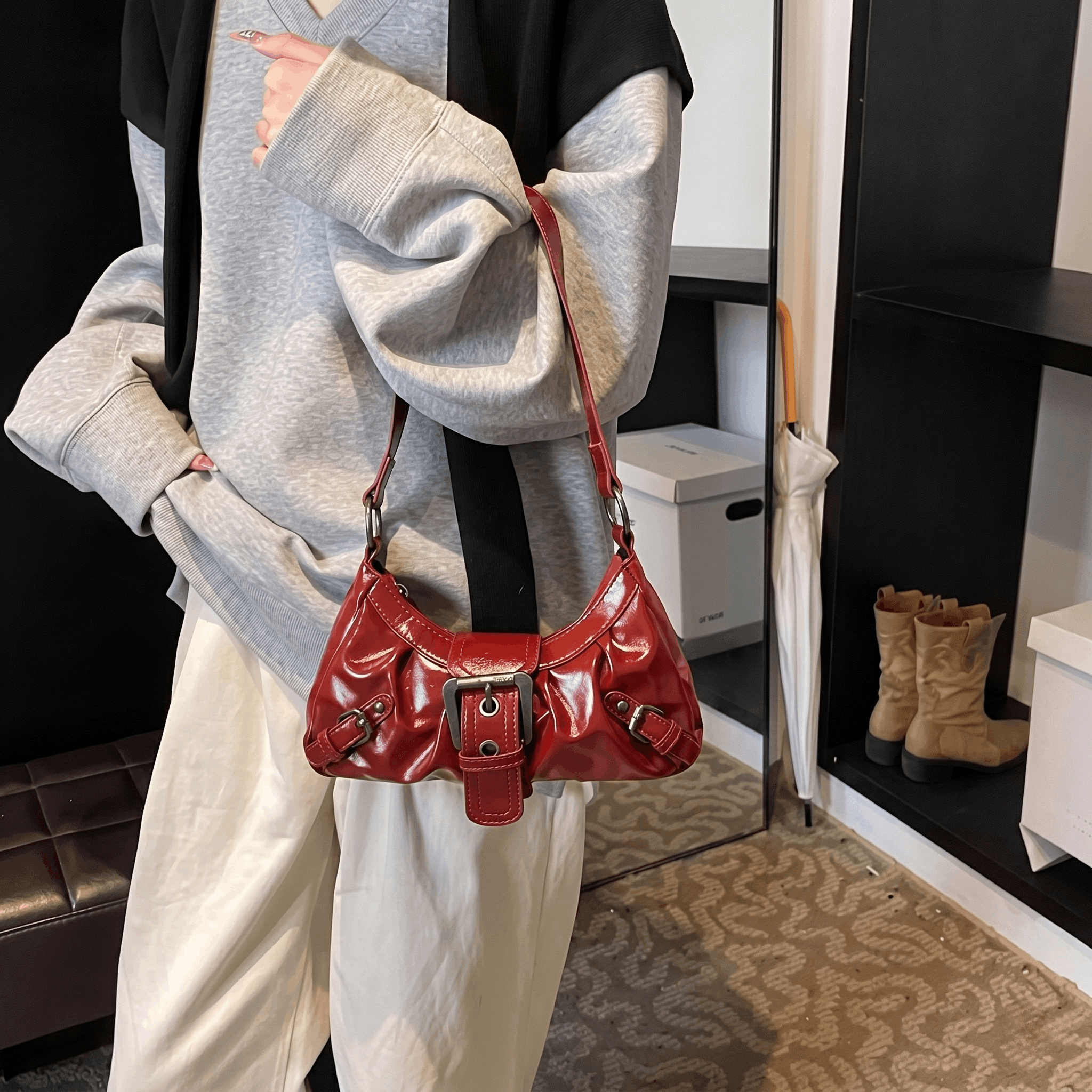 Mand - Bolso de Hombro Vintage de Primavera